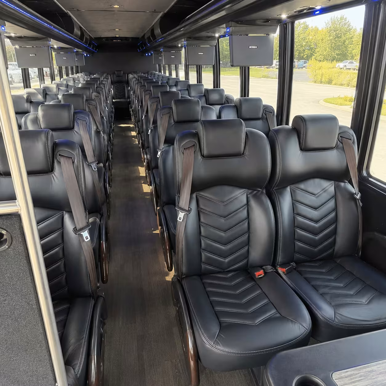 30 passenger minibus inside