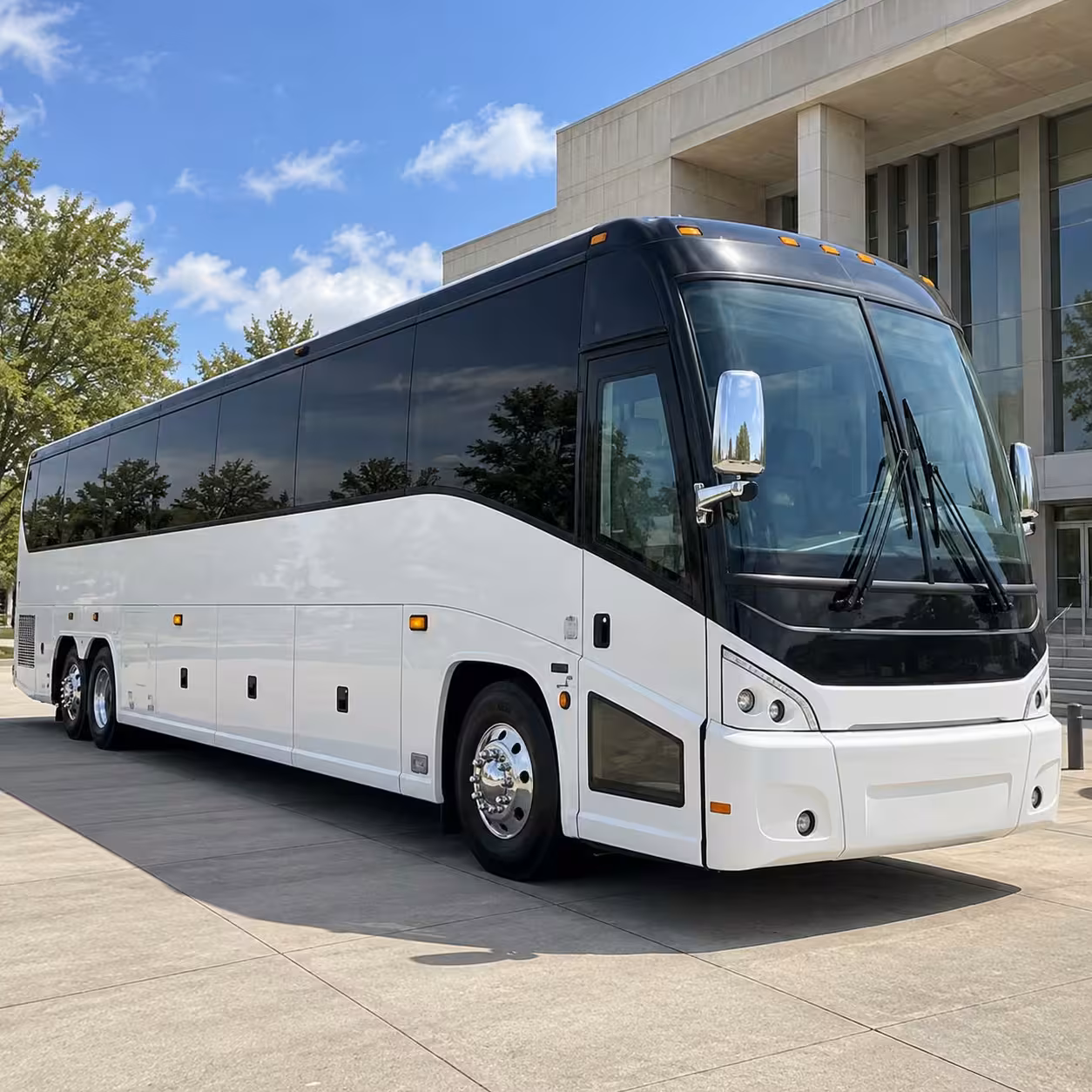 56 passenger charter bus