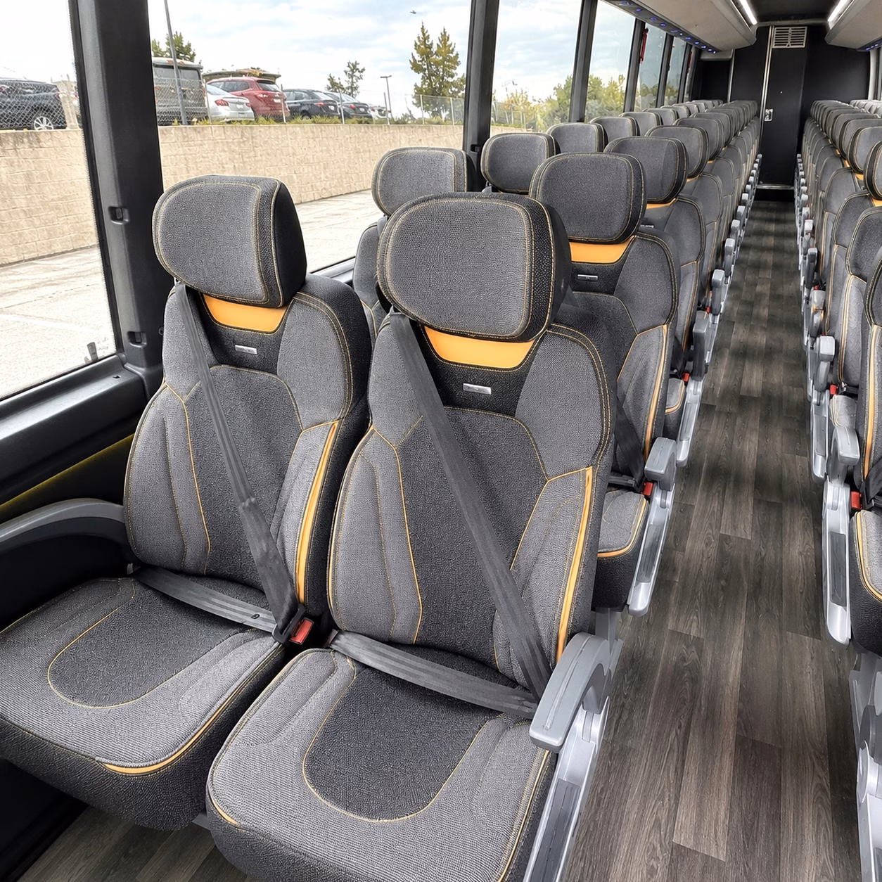 frederick charter bus interior