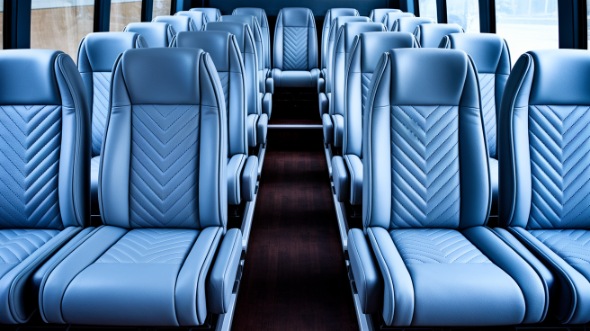 28 passenger minibus interior