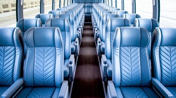 50 passenger charter bus interior
