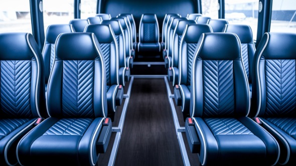 frederick 15 passenger minibus inside