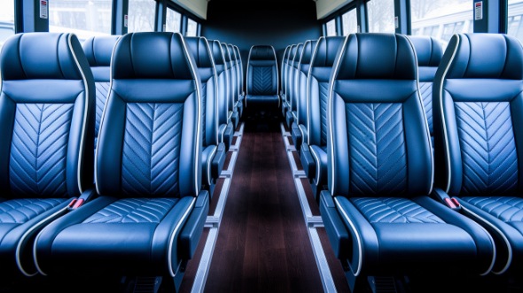 frederick 20 passenger minibus inside