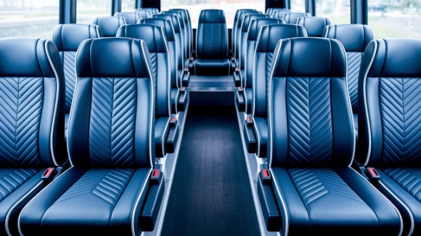 frederick 25 passenger minibus inside