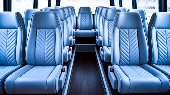 frederick 28 passenger minibus inside