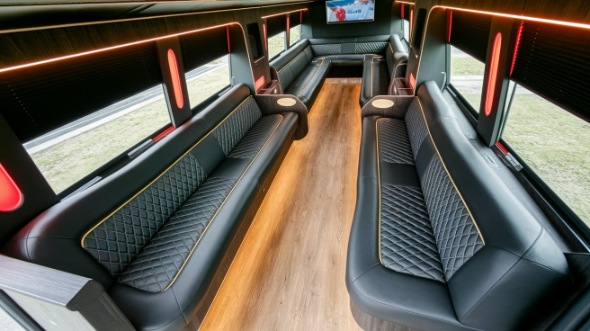 party bus rental interior rockville